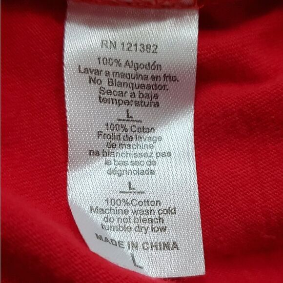 Harley-Davidson Poppy Red & Black T-Shirt - Picture 6 of 7